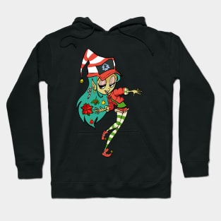 Dancing Christmas Elf Hoodie